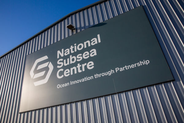 National Subsea Centre Sign on Building