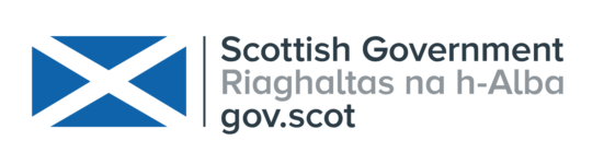 Scottish Government logo with website gov.scot