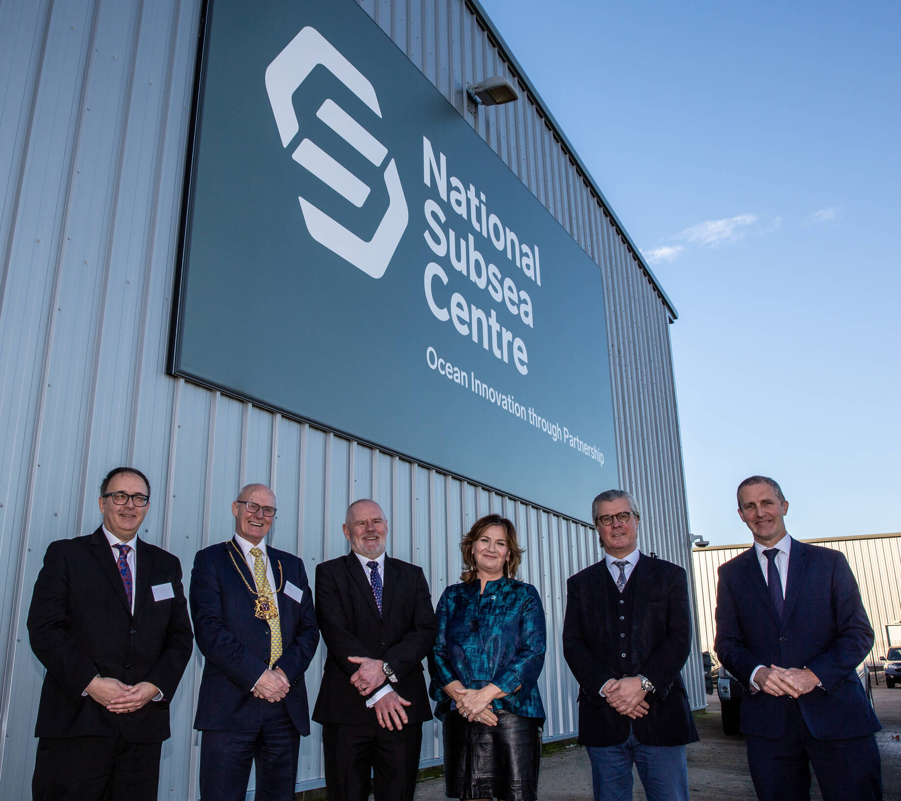 The official opening of the National Subsea Centre