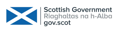 Scottish Government logo with website gov.scot